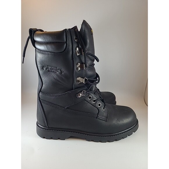 Fin & Feather Men’s Black Leather Casual Work Boots Size 9.5D (1136) Barely Worn main image 7
